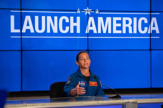 NASA image: SpaceX Demo-2 Facebook Live Briefing