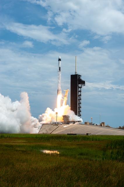 NASA image: SpaceX Demo-2 Liftoff