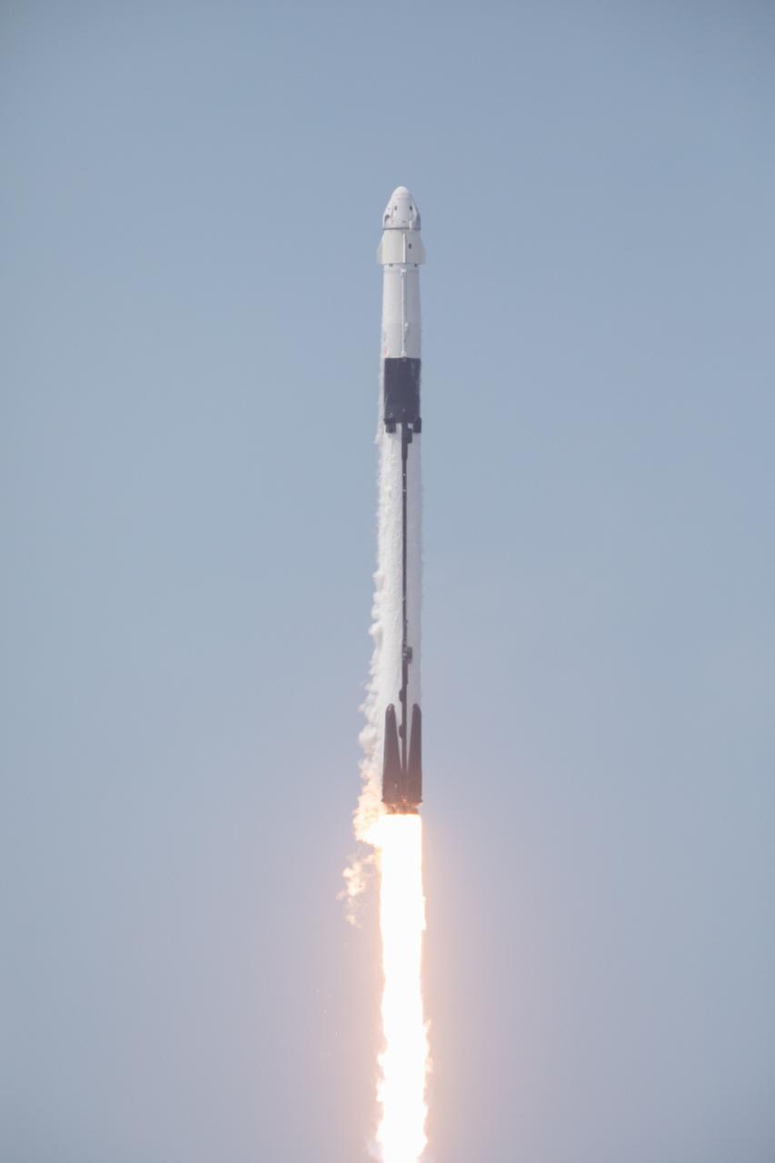 A SpaceX Falcon 9 rocket and Crew Dragon spacecraft lifts off from Launch Complex 39A at NASA’s Kennedy Space Center in Florida on May 30, 2020, carrying NASA astronauts Robert Behnken and Douglas Hurley to the International Space Station for the agency’s SpaceX Demo-2 mission. Liftoff occurred at 3:22 p.m. EDT. Behnken and Hurley are the first astronauts to launch from U.S. soil to the space station since the end of the Space Shuttle Program in 2011. Part of NASA’s Commercial Crew Program, this will be SpaceX’s final flight test, paving the way for the agency to certify the crew transportation system for regular, crewed flights to the orbiting laboratory.