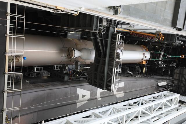 NASA image: Mars 2020 SRB 2 Lift and Mate