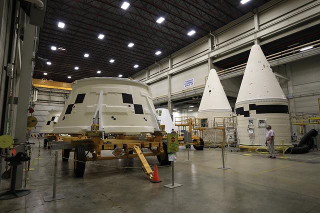 Aft Skirt Delivery for Artemis I - Prep for RPSF