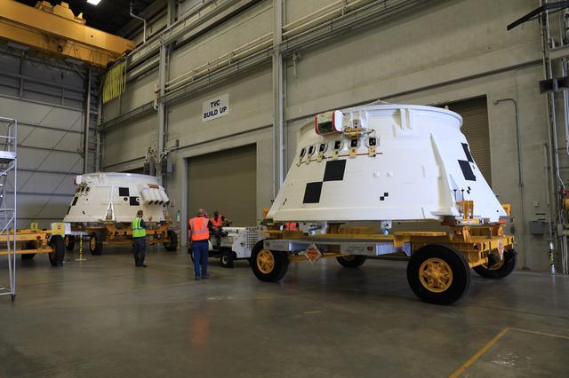 NASA image: Aft Skirt Delivery for Artemis I - Prep for RPSF