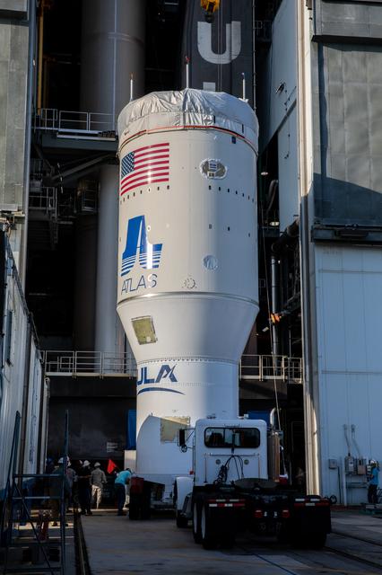 NASA image: Mars 2020 Centaur Lift and Mate