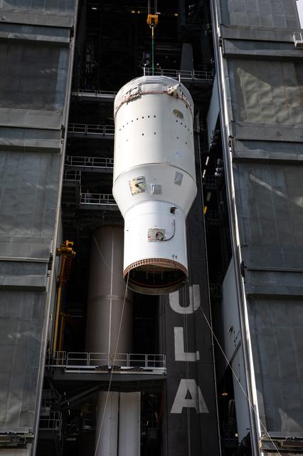 NASA image: Mars 2020 Centaur Lift and Mate