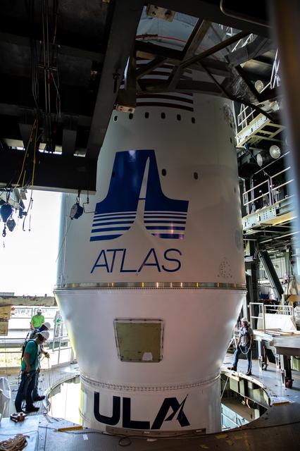 NASA image: Mars 2020 Centaur Lift and Mate