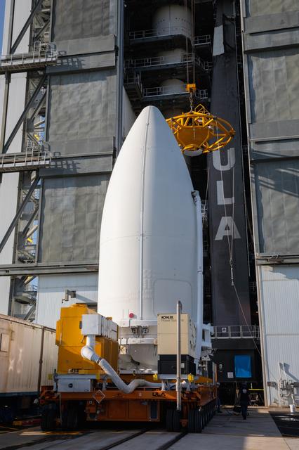 NASA image: Mars 2020 Spacecraft Mate to Atlas V