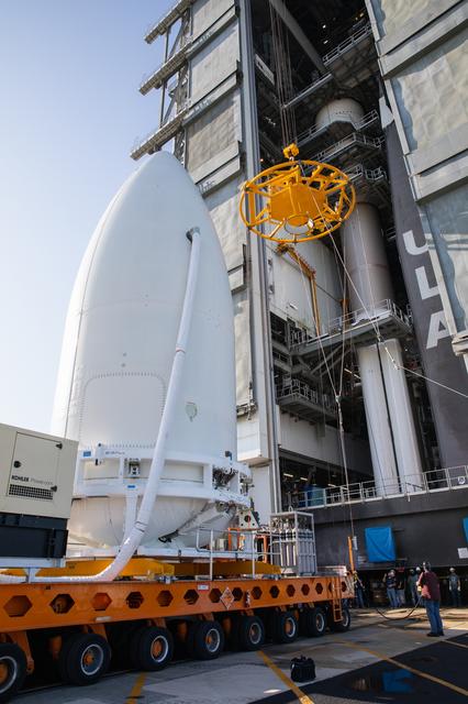 NASA image: Mars 2020 Spacecraft Mate to Atlas V