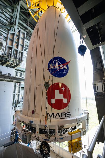NASA image: Mars 2020 Spacecraft Mate to Atlas V