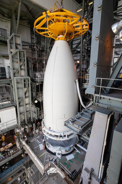 NASA image: Mars 2020 Spacecraft Mate to Atlas V