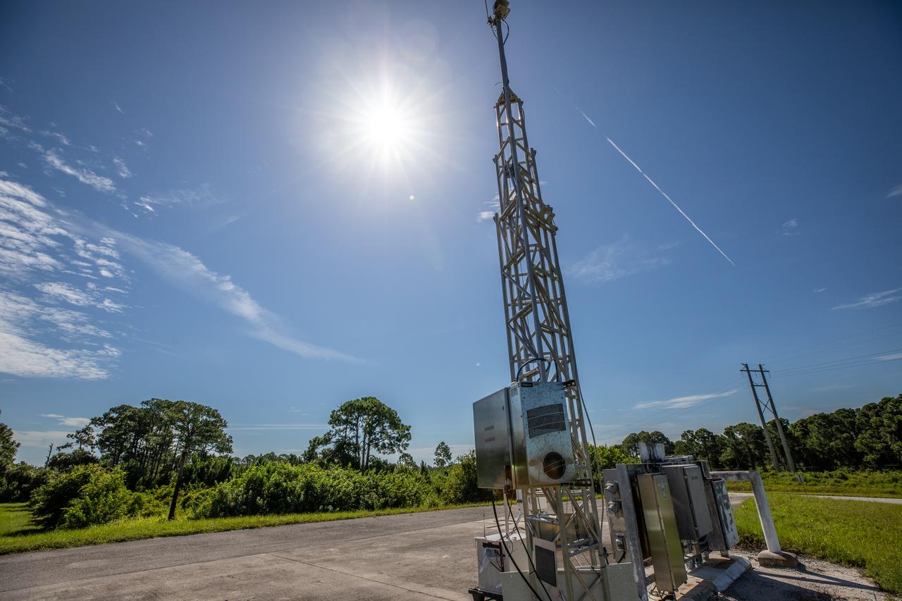 One of several Environmental Continuous Air Monitors, or ECAMS, is located in the Space Coast area on July 27, 2020, in preparation for launch of NASA’s Mars 2020 mission on July 30. The ECAMS are updated versions of those that were used for the launch of Curiosity. The Data Collection and Assessment Center uses information from the network of remote monitoring devises, including several that are located in areas for specific weather forecasting reported back to the operations center.