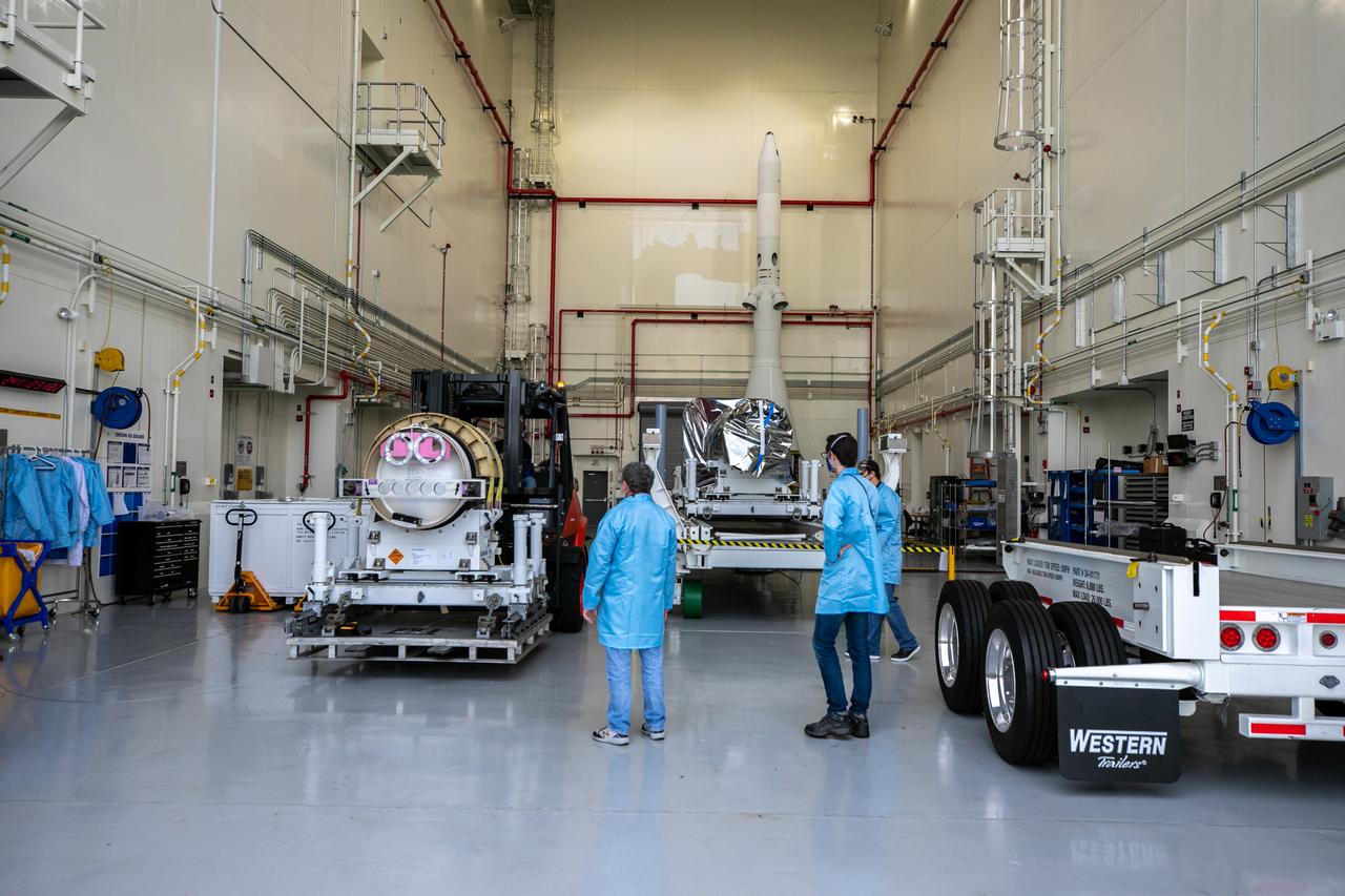 The last of three motors required to assemble the Launch Abort System for NASA’s Artemis II mission, the attitude control motor (ACM), arrives at Kennedy Space Center in Florida on August 28. The attitude control motor (ACM) was delivered by truck from Northrop Grumman’s manufacturing facility in Maryland, to the Launch Abort System Facility (LASF) at Kennedy. During launch of Orion atop the agency’s Space Launch System rocket, the LAS motors work together to separate the spacecraft from the rocket in the unlikely event of an emergency during launch. The LAS includes three motors – the launch abort motor, the jettison motor, and the attitude control motor—that once activated, will steer the spacecraft carrying the astronauts to safety. The ACM operates to keep Orion’s crew module on a controlled flight path in the event it needs to jettison and steer away from the rocket. Artemis II is the first crewed flight in a series of increasingly complex missions to the Moon that will lay the foundation for exploration of Mars and beyond. Artemis II will confirm all of the Orion spacecraft’s systems operate as designed in the actual environment of deep space with astronauts aboard. As part of the Artemis program, NASA will send the first woman and next man to the Moon in 2024.