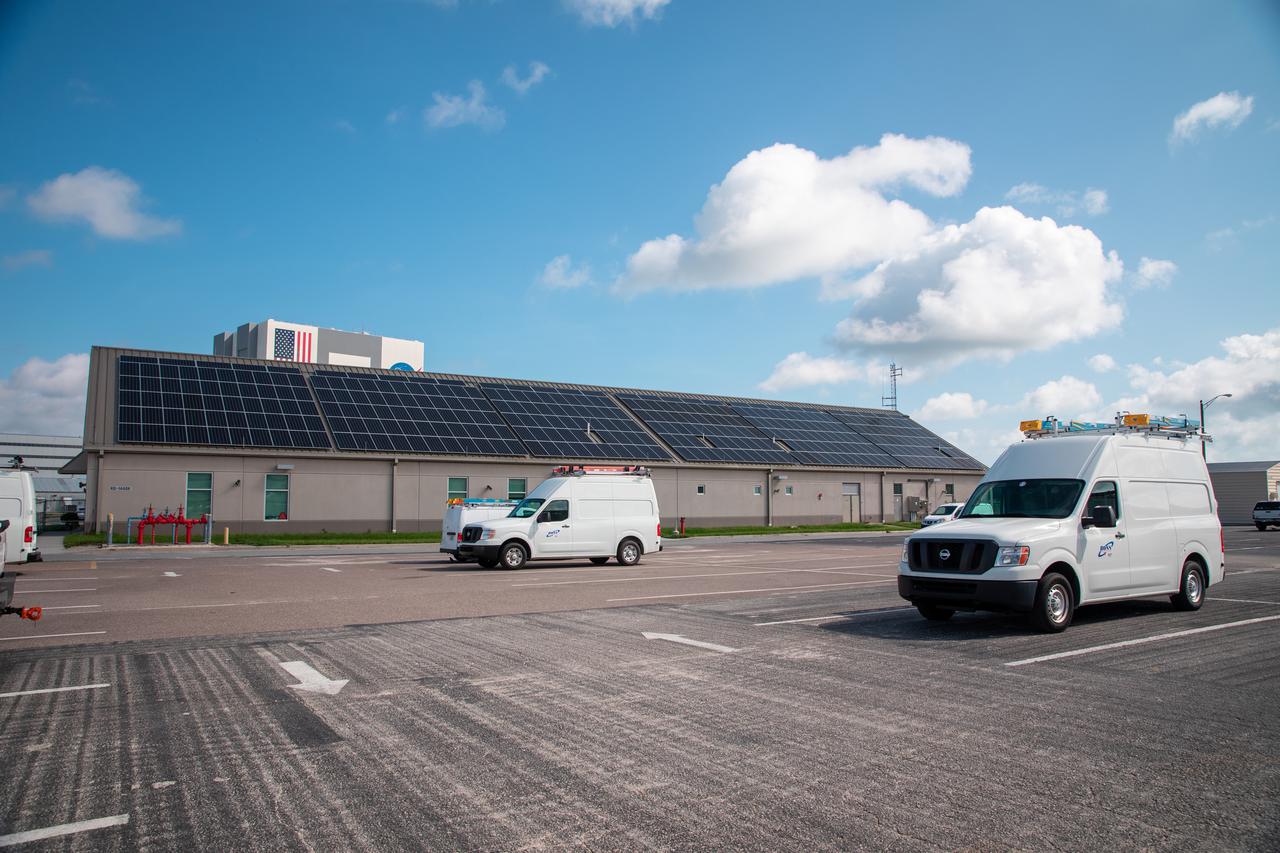 The Electrical Maintenance Facility (EMF) at NASA's Kennedy Space Center in Florida has solar panels capable of producing 125 kilowatts. Installation of the panels began in August 2019 and by February 2020, the panels were up and running, generating enough power to supply the facility. The addition of the solar panels has turned the EMF into a "net positive" facility, meaning it now produces more energy than it consumes.
