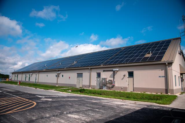 NASA image: Sustainability - EMF Solar Panels