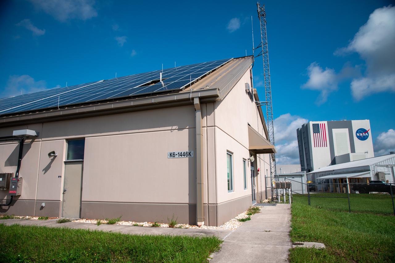 The Electrical Maintenance Facility (EMF) at NASA's Kennedy Space Center in Florida has solar panels capable of producing 125 kilowatts. Installation of the panels began in August 2019 and by February 2020, the panels were up and running, generating enough power to supply the facility. The addition of the solar panels has turned the EMF into a "net positive" facility, meaning it now produces more energy than it consumes.