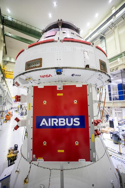 NASA image: Artemis I Solar Array Wing, Prep for Installation - NASA Worm an