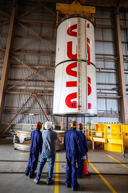 NASA image: NASA Worm Logo on Booster Segments