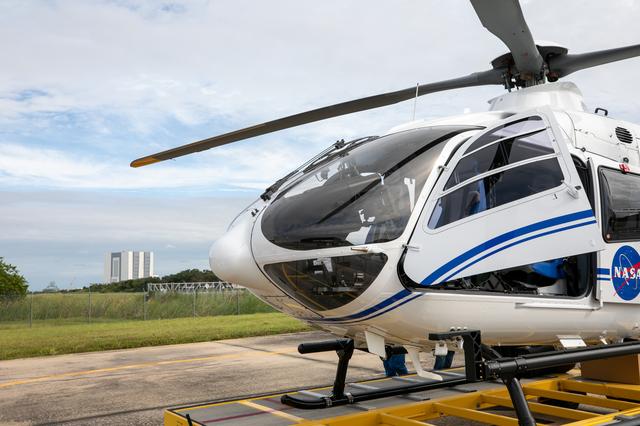 NASA image: Arrival of New NASA(Airbus H135) Helicopters at KSC