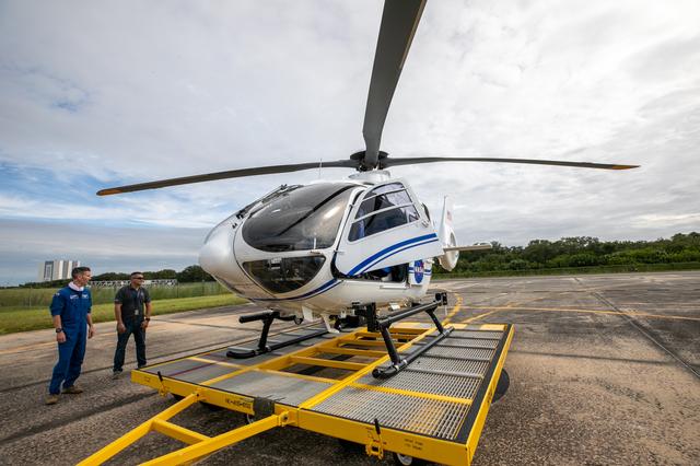 NASA image: Arrival of New NASA(Airbus H135) Helicopters at KSC