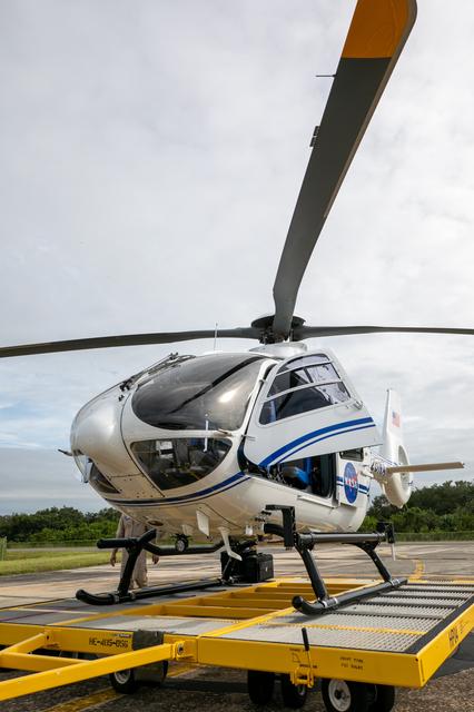 NASA image: Arrival of New NASA(Airbus H135) Helicopters at KSC