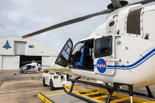 NASA image: Arrival of New NASA(Airbus H135) Helicopters at KSC