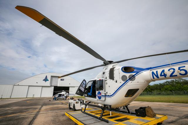 Arrival of New NASA(Airbus H135) Helicopters at KSC
