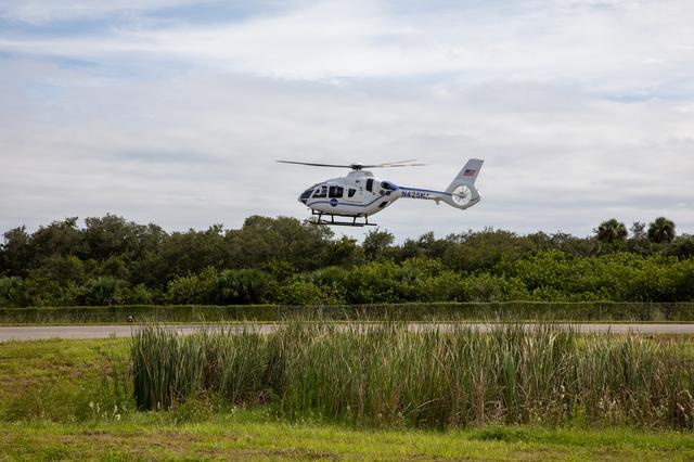 NASA image: Arrival of New NASA(Airbus H135) Helicopters at KSC