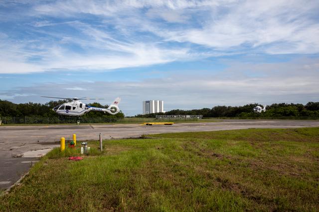 NASA image: Arrival of New NASA(Airbus H135) Helicopters at KSC
