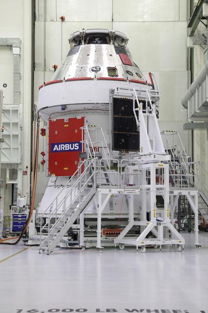 NASA image: Artemis I Solar Array Wing Installation