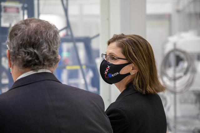 NASA image: Cathy Koerner KSC Visit - O&C