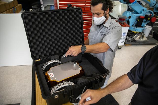 NASA image: SBIR CubeRover Unboxing