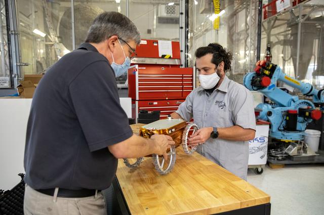 NASA image: SBIR CubeRover Unboxing