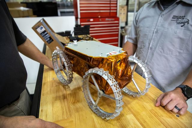NASA image: SBIR CubeRover Unboxing