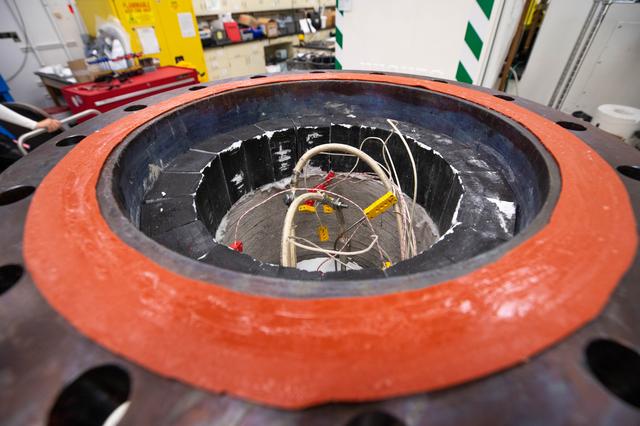 NASA image: GALORE Testing - Regolith Melt Testing