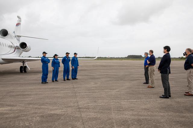 NASA image: Crew-1 Astronaut Arrival