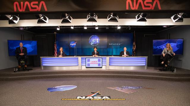 NASA image: SpaceX Crew-1 Post Launch News Conference