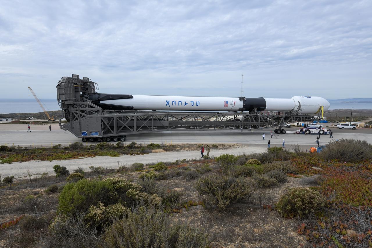 The SpaceX Falcon 9 rocket, topped with the Sentinel-6 Michael Freilich satellite secured inside its payload fairing, rolls from SpaceX’s Payload Processing Facility at Vandenberg Air Force Base in California to Space Launch Complex 4 on Nov. 20, 2020. The Sentinel-6/Jason-CS (Continuity of Service) mission consists of the Sentinel-6 Michael Freilich satellite, which will be followed by its twin, the Sentinel-6B satellite, in 2025. The Sentinel-6/Jason-CS mission is part of Copernicus, the European Union’s Earth observation program, managed by the European Commission. Continuing the legacy of the Jason series missions, Sentinel-6/Jason-CS will extend the records of sea level into their fourth decade, collecting accurate measurements of sea surface height for more than 90% of the world’s seas, and providing crucial information for operational oceanography, marine meteorology, and climate studies. Sentinel-6 Michael Freilich launched Nov. 21, 2020, at 9:17 PST (12:17 EST). NASA’s Launch Services Program at Kennedy Space Center was responsible for launch management.