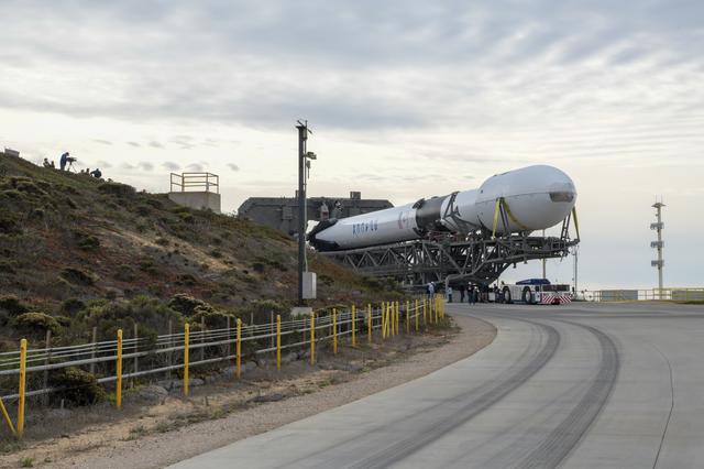 NASA image: Sentinel-6 Rollout at SLC-4, VAFB