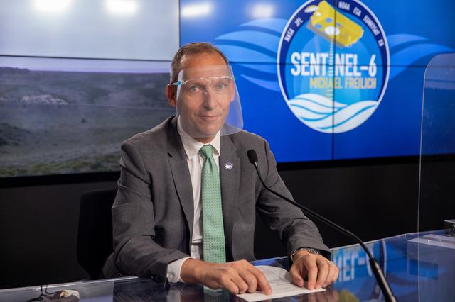 NASA image: Sentinel-6 Michael Freilich Prelaunch News Conference