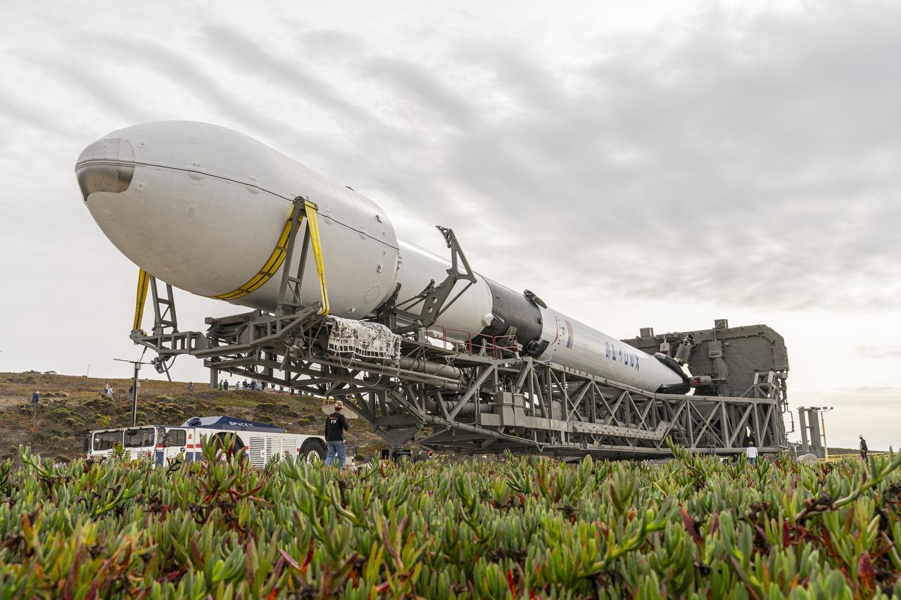 The SpaceX Falcon 9 rocket, topped with the Sentinel-6 Michael Freilich satellite secured inside its payload fairing, is rolled to Space Launch Complex 4 at Vandenberg Air Force Base in California on Nov. 20, 2020, in preparation for launch. The Sentinel-6/Jason-CS (Continuity of Service) mission consists of the Sentinel-6 Michael Freilich satellite, which will be followed by its twin, the Sentinel-6B satellite, in 2025. The Sentinel-6/Jason-CS mission is part of Copernicus, the European Union’s Earth observation program, managed by the European Commission. Continuing the legacy of the Jason series missions, Sentinel-6/Jason-CS will extend the records of sea level into their fourth decade, collecting accurate measurements of sea surface height for more than 90% of the world’s seas, and providing crucial information for operational oceanography, marine meteorology, and climate studies. Sentinel-6 Michael Freilich launched Nov. 21, 2020, at 9:17 PST (12:17 EST). NASA’s Launch Services Program at Kennedy Space Center was responsible for launch management.