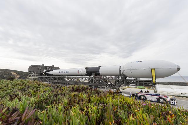 NASA image: Sentinel-6 Rollout at SLC-4, VAFB