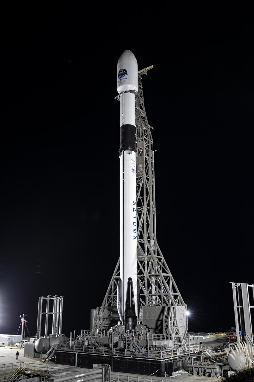 The SpaceX Falcon 9 rocket, topped with the Sentinel-6 Michael Freilich satellite secured inside its payload fairing, is lifted to vertical at Space Launch Complex 4 at Vandenberg Air Force Base in California on Nov. 20, 2020. The Sentinel-6/Jason-CS (Continuity of Service) mission consists of the Sentinel-6 Michael Freilich satellite, which will be followed by its twin, the Sentinel-6B satellite, in 2025. The Sentinel-6/Jason-CS mission is part of Copernicus, the European Union’s Earth observation program, managed by the European Commission. Continuing the legacy of the Jason series missions, Sentinel-6/Jason-CS will extend the records of sea level into their fourth decade, collecting accurate measurements of sea surface height for more than 90% of the world’s seas, and providing crucial information for operational oceanography, marine meteorology, and climate studies. Sentinel-6 Michael Freilich launched Nov. 21, 2020, at 9:17 PST (12:17 EST). NASA’s Launch Services Program at Kennedy Space Center was responsible for launch management.