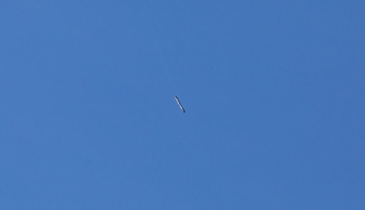 The first-stage booster of a SpaceX Falcon 9 rocket flies down toward a landing at Vandenberg Air Force Base in California during the launch of the Sentinel-6 Michael Freilich mission. The Sentinel-6/Jason-CS (Continuity of Service) mission consists of the Sentinel-6 Michael Freilich satellite, which will be followed by its twin, the Sentinel-6B satellite, in 2025. The Sentinel-6/Jason-CS mission is part of Copernicus, the European Union’s Earth observation program, managed by the European Commission. Continuing the legacy of the Jason series missions, Sentinel-6/Jason-CS will extend the records of sea level into their fourth decade, collecting accurate measurements of sea surface height for more than 90% of the world’s seas, and providing crucial information for operational oceanography, marine meteorology, and climate studies. Sentinel-6 Michael Freilich launched Nov. 21, 2020, at 9:17 PST (12:17 EST). NASA’s Launch Services Program at Kennedy Space Center was responsible for launch management.