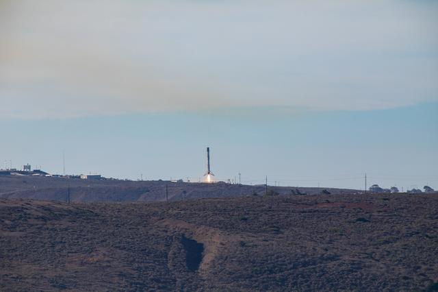Sentinel-6 First Stage Booster Landing