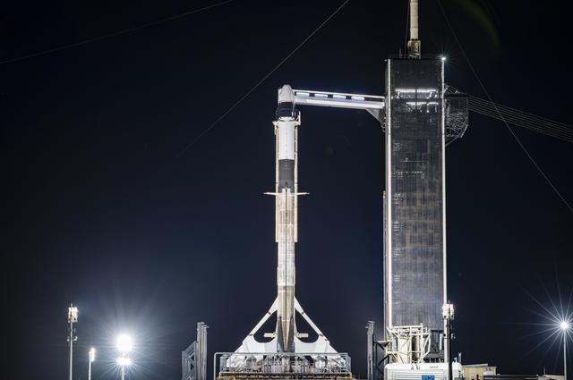 NASA image: SpaceX CRS-21 Rollout