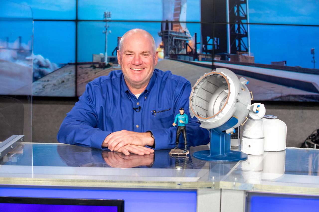 Brock Howe, airlock program manager, Nanoracks, participates in a #NASASocial Science and Station Q&A show at the agency’s Kennedy Space Center in Florida on Dec. 4, 2020. Jennifer Scott-Williams, ISS Program Research Office; and Pinar Mesci, project scientist, Sanford Consortium for Regenerative Medicine, UC San Diego, also participated in the event, which was moderated by NASA Communications’ Kenna Pell. SpaceX’s 21st Commercial Resupply Services (CRS-21) mission is scheduled to launch from Kennedy’s Launch Complex 39A on Dec. 5, 2020. Liftoff of the SpaceX Falcon 9 rocket and cargo Dragon spacecraft is targeted for 11:39 a.m. EST.