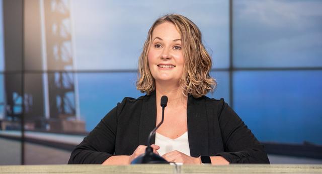 NASA image: SpaceX CRS-21 Prelaunch News Conference