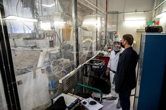 NASA image: Astrobotic CubeRover Testing