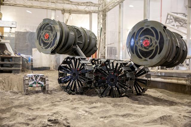 NASA image: Astrobotic CubeRover Testing