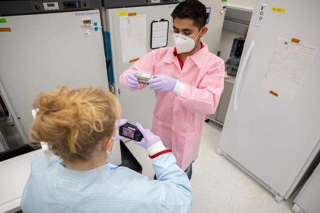 NASA image: CRS-21 Science Experiments Unpacking