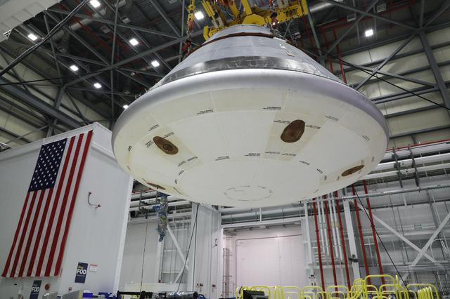 NASA image: OFT-2 Crew Module Mate to Service Module